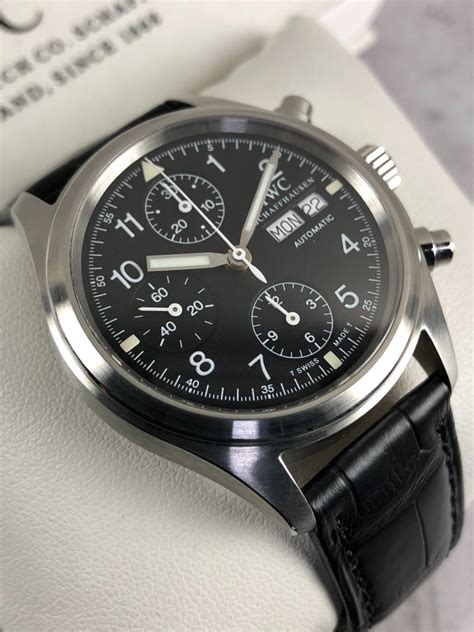 iwc 69385|iwc pilots flieger chronograph automatic.